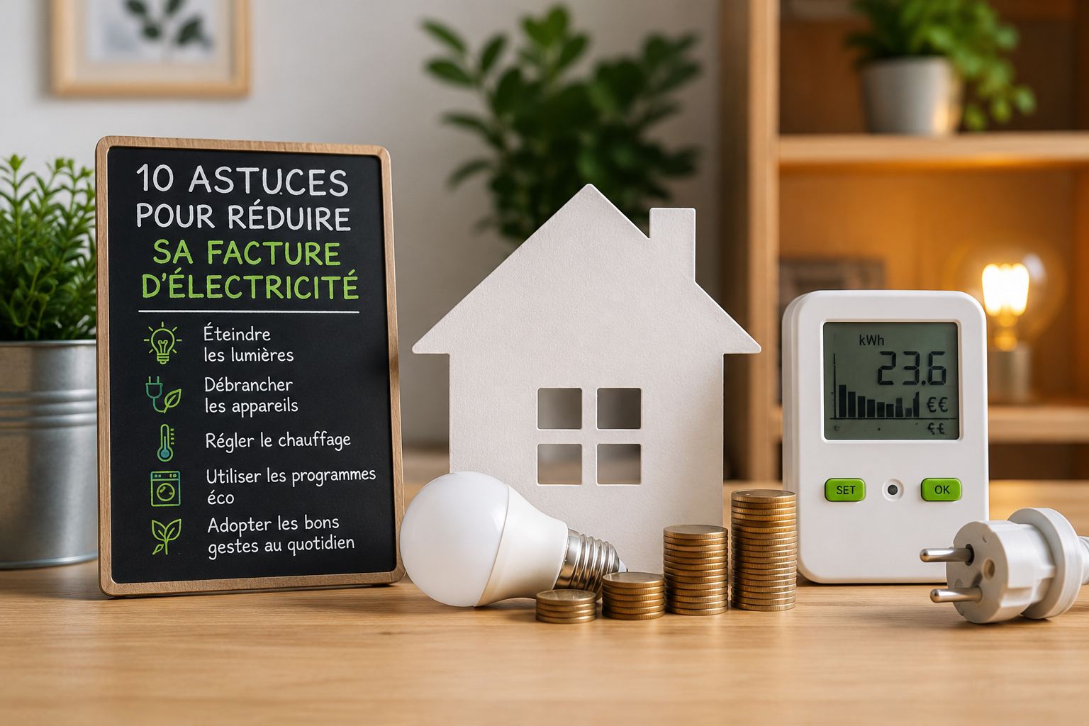 10 astuces pour réduire sa facture d&rsquo;électricité sans investir